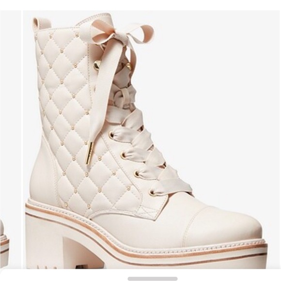 MK Quilted Leather boots, 6 - Picture 4 of 10